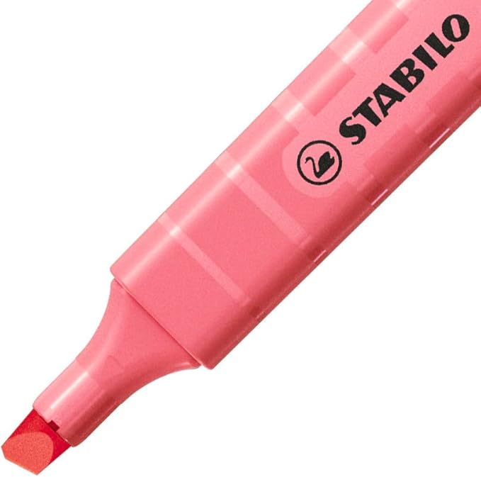 STABILO Highlighter swing cool - Deskset of 18-8 x Neon Colors + 10 x Pastel Colors, Portable, Clip Closure