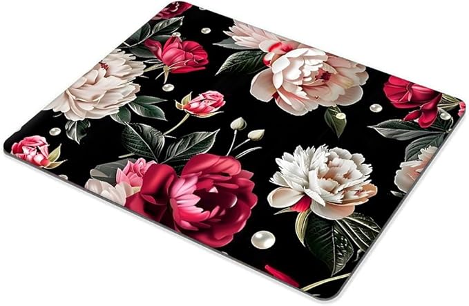 Women Girls Flower-1 Mouse pad Non-Slip Rubber Base Mouse Pads for Computers Laptop Office Desk Accessories Mouse pad