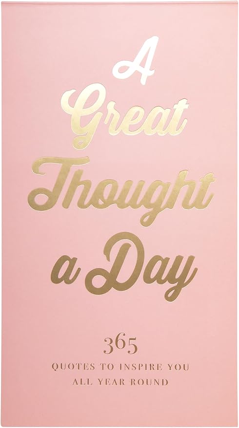 WORLD TRAVELER A Thought a Day List Pad with 365 Inspirational Quotes for Notes, Memos - A Year of Positive Thinking, To Do List Notepad, Size 5X8, 5X8 Pink