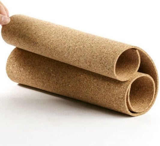 ZHIDIAN Cork Roll 12" x 48", 1/4" Thick Non-Adhesive Small Bulletin Board Frameless Corkboard Sheet for Wall Office 1' x 4' Roll of Cork for DIY Projects