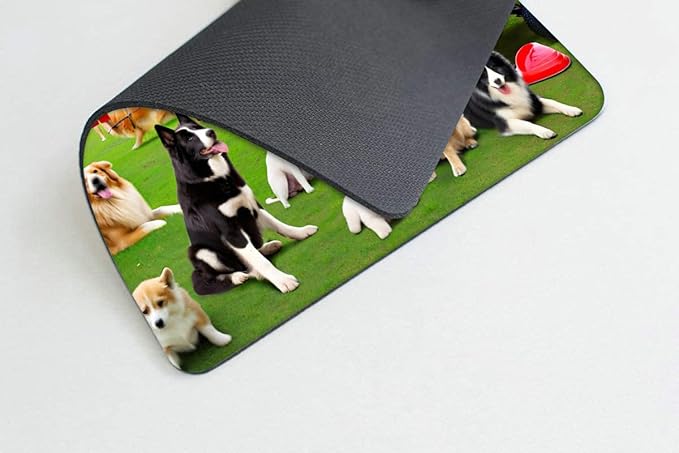 Dog Park Mouse pad Customized Mousepad Non-Slip Rubber Base Mouse Pads for Computers Laptop Office Desk Accessories Mouse pad