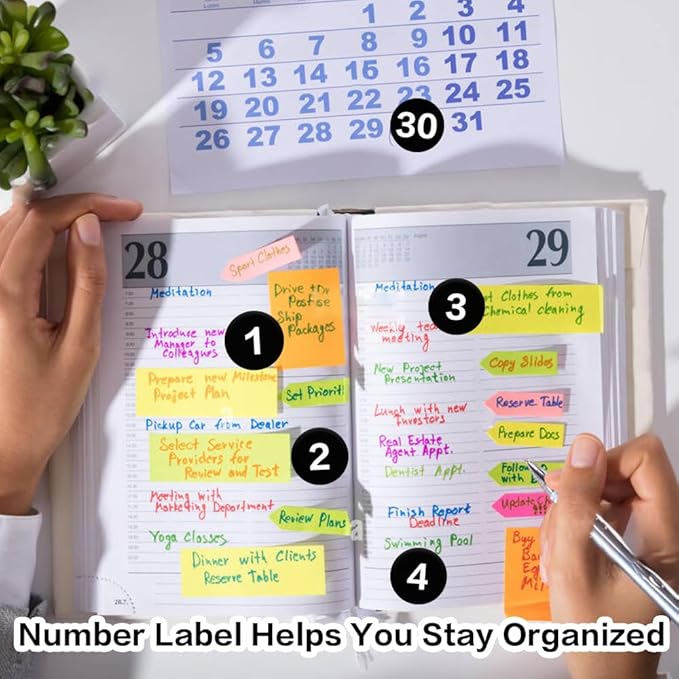 Number Stickers, Consecutive Number Stickers 1-50, 10 Sheets Round Numbers Labels, Black Small Number Sticker Vinyl Numbers Decals for Office, Classroom, Storage, Inventory, Indoor, Outdoor, 1 inch