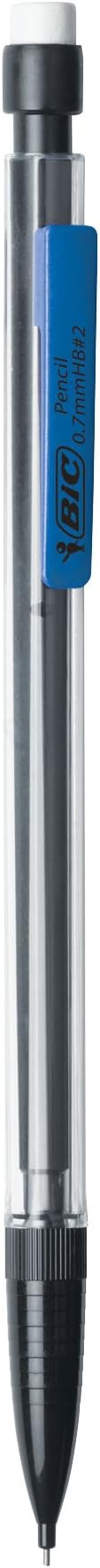 BIC Xtra-Precision Mechanical Pencils with Erasers, Fine Point (0.5mm), 5-Count Pack Mechanical Drafting Pencil Set