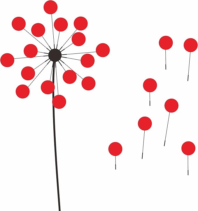 1500 PCS Round Red Color Code Dot Stickers, Permanent Inventory Labels with Perforation Line in a Roll for Office, Retail, Home, Classroom, Warehouse(1/2” in Diameter)