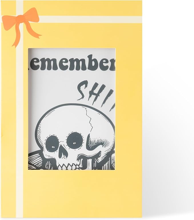 To Do List Pad - Spiral Bound Daily Tear Off Planner Notepad Undated with Checklist, 52 Sheets Vertical Design for Teachers, Office, Students, Appreciation Christmas Gifts (White Skull)