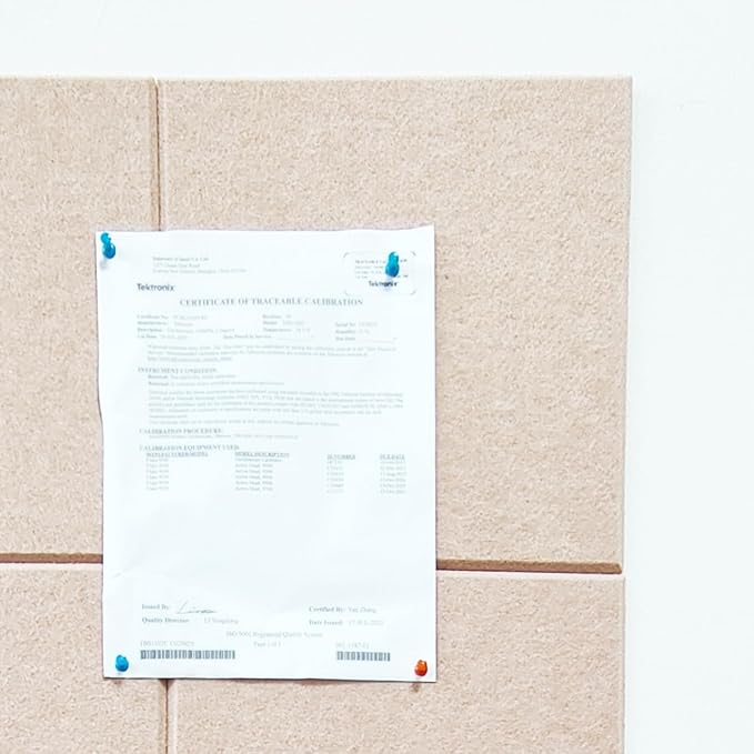 Large Cork Board Alternative, 11.8''x11.8'' 12 Pack Felt Bulletin Board with Safe Removable Adhesive Tabs, Connectable Felt Wall Tiles Bulletin Boards Cork Boards for Walls (Light Pink, 12 Panels)