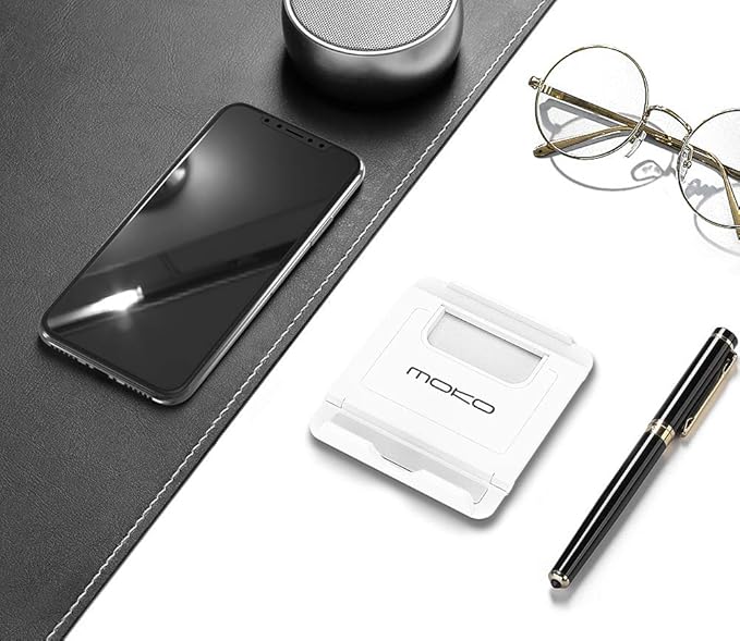 MoKo 2PCS Phone/Tablet Stand, Desktop Holder for 4-11" Device, Fit with iPhone 17/17 Air/17 Pro/17 Pro Max, iPhone 16/Pro/Pro Max/Plus, iPhone 15/Pro/Pro Max/Plus, iPhone 14/Pro/Pro Max/Plus