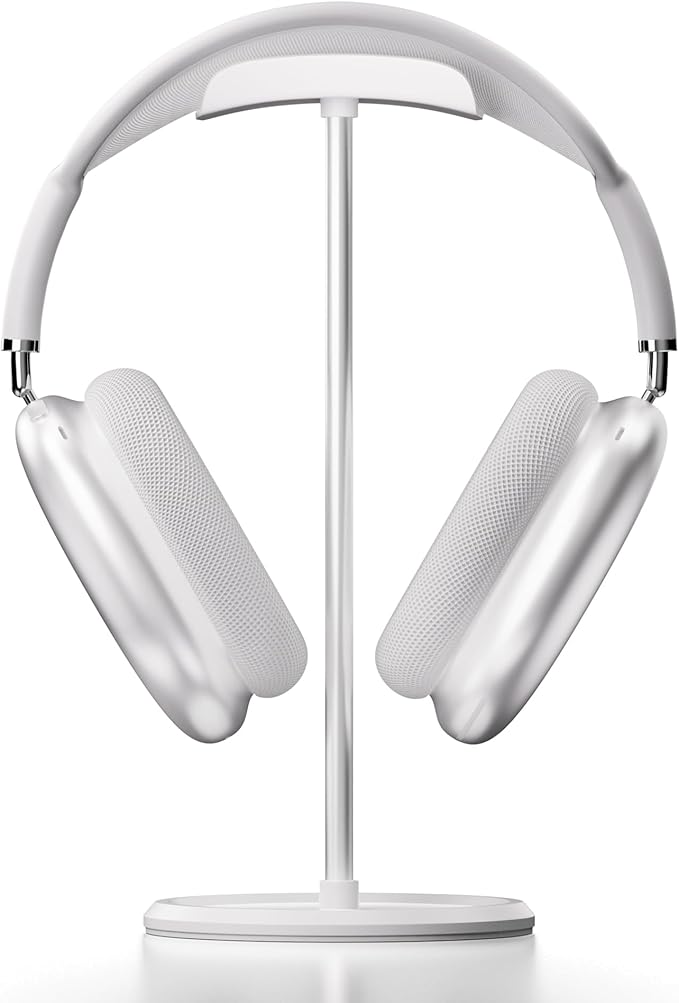 Headphone Stand【1PACK】 Headphone Holder with Storage Tray Compatible for Max Pro, Beats, Bose and Most Gaming Headphones. 【No Tools Required】 YO-2 (White)