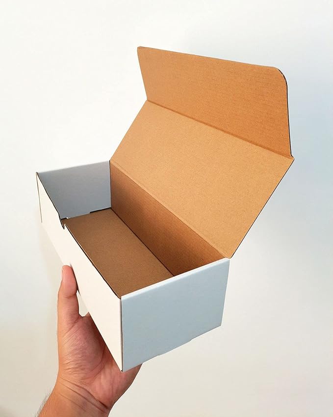 Top loader Storage Box, Cardboard Toploader Card Box, Holds 1200 Sports & Trading Card, Fits Baseball Football Cards, 8 Count