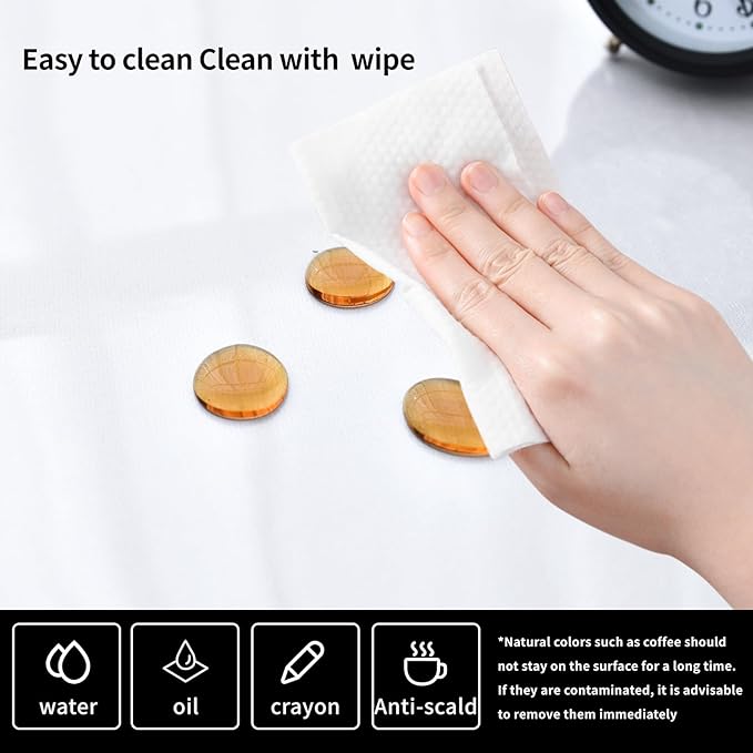 Clear Desk Mat, Non-Slip PVC Desk Protector Mat with Round Edge, Heat Resistant & Waterproof Clear Desk Writing Mat for Home and Office (47.2"*23.6")