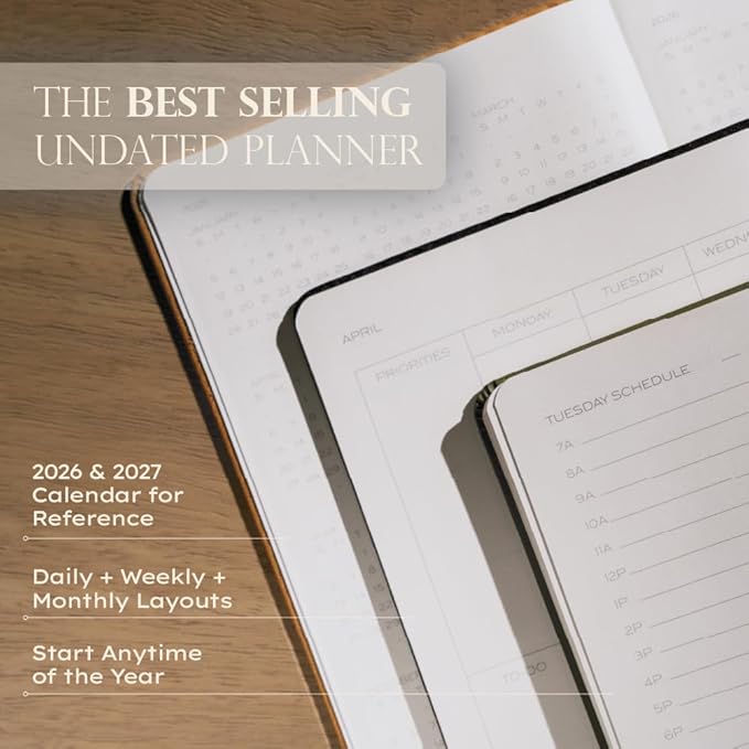 Anecdote 2026-2027 Planner: A Monthly, Weekly & Daily Planner with Calendar | 8.5" x 5.2" | Hardcover To-Do List Organizer, Planning Your Success, Start Anytime, Achieve Productivity Goals (Tie Dye)
