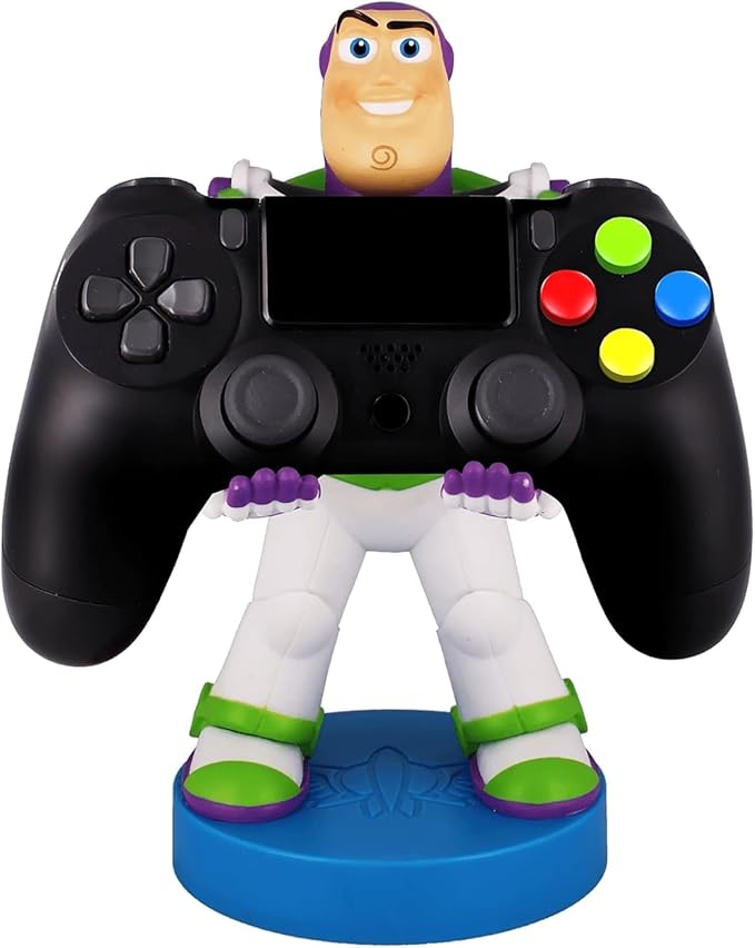 Cable Guy: Pixar Buzz Lightyear Phone Stand & Controller Holder - Disney Officially Licenced Figure - Exquisite Gaming