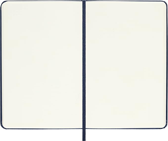 Moleskine Classic Notebook, Hard Cover, Pocket (3.5" x 5.5") Plain/Blank, Sapphire Blue, 192 Pages