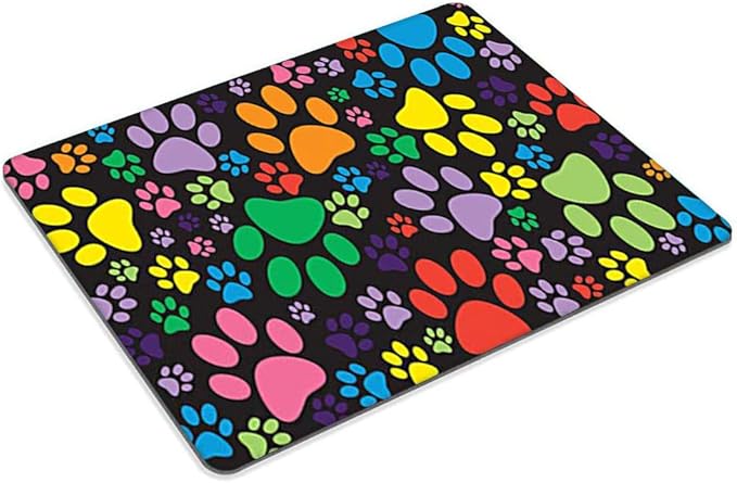 Home Garden Puppy Paws Mouse pad Customized Mousepad Non-Slip Rubber Base Mouse Pads for Computers Laptop Office Desk Accessories Mouse pad