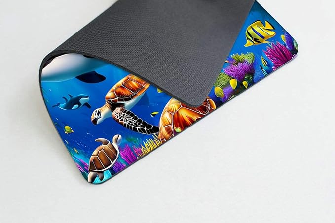 Sharks in The Underwater World Mouse pad Customized Mousepad Non-Slip Rubber Base Mouse Pads for Computers Laptop Office Desk Accessories Mouse pad