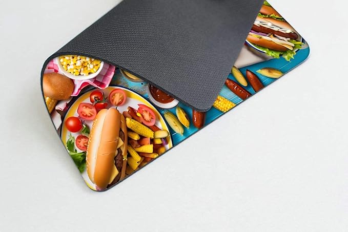 Delicacies at The Market Mouse pad Customized Mousepad Non-Slip Rubber Base Mouse Pads for Computers Laptop Office Desk Accessories Mouse pad