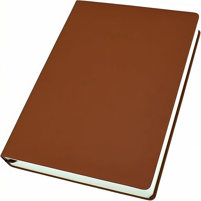 jooact Thick Sketchbook 660 Pages Notebook Soft Faux Leather Cover Journal 80GSM Paper Notepad Drawing Book Memo Writing Sketch Pad Diary Notebook