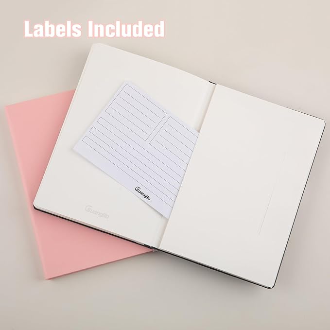 Lined Journal Notebook for Work with 160 Pages, 5.6" x 8" Hardcover Notebooks Journals Medium Size for Writing Women Men
