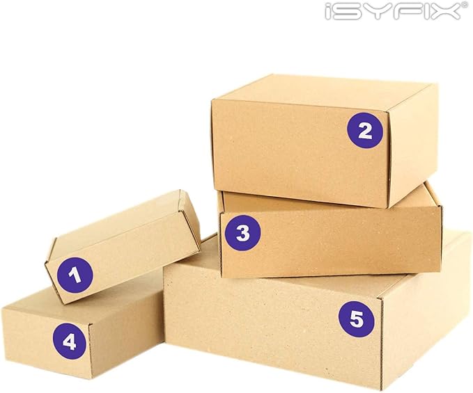 iSYFIX Blue Consecutive Number Stickers – 1 to 100, 2-inch, 1 Set – Vinyl Self Adhesive Premium Decal, Ideal for Inventory, Storage, Organizing, Boxes, Bins, Toolbox, Lockers & More, Indoor/Outdoor