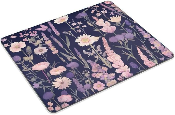 Cherry Blossoms Purple Mouse pad Customized Mousepad Non-Slip Rubber Base Mouse Pads for Computers Laptop Office Desk Accessories Mouse pad
