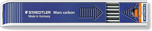 Staedtler Mars Carbon Lead, 2mm, H, 12 Lead (200-H)