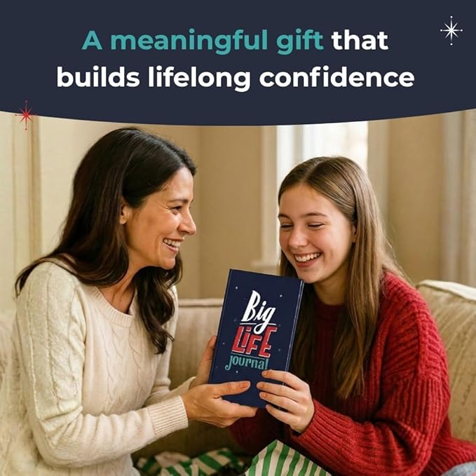 Big Life Journal – Growth Mindset & Gratitude Journal for Teens and Tweens (Ages 11–17) – Guided Workbook with Prompts, Reflection & Goal-Setting to Build Confidence, Positivity & Resilience – Gift for Teen Boys & Girls