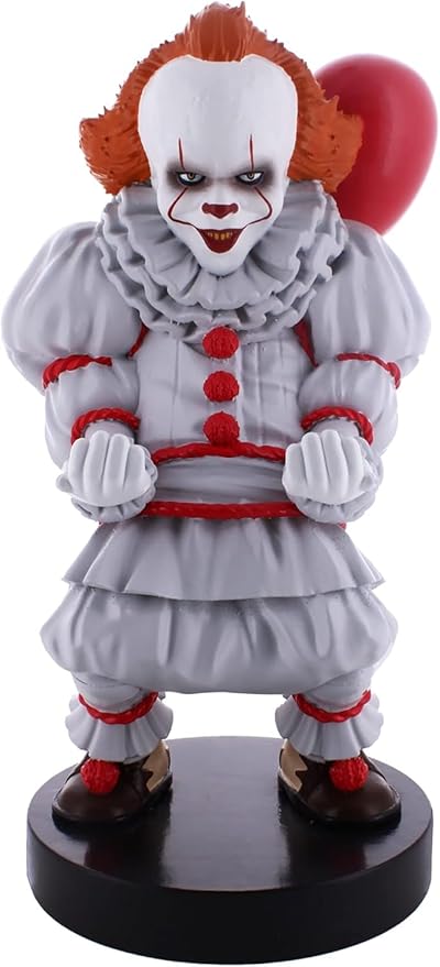 Exquisite Gaming: Warner Bros: Pennywise - Original Mobile Phone & Gaming Controller Holder, Device Stand, Cable Guys, IT Licensed Figure