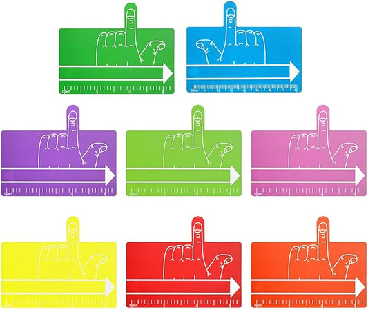 24Pcs Kids Finger Spacers with Guided Reading Strips,Reading Aid,Handwriting Tool Writing Spacers for Kids,Home School Classroom Supplies,8 Colors