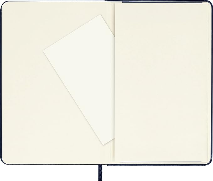 Moleskine Classic Notebook, Hard Cover, Pocket (3.5" x 5.5") Plain/Blank, Sapphire Blue, 192 Pages