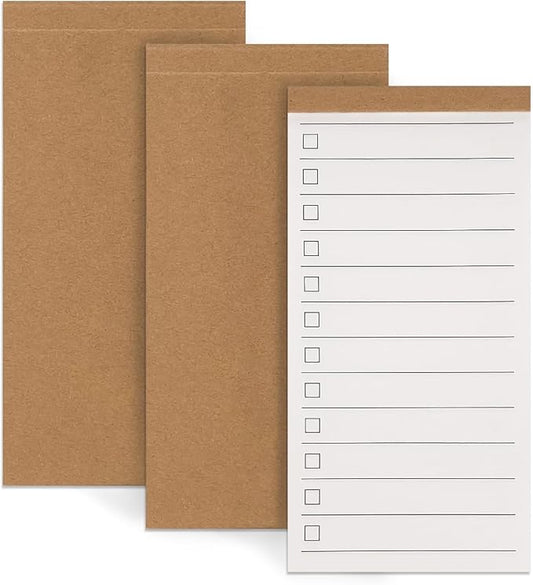 3 Pack Daily To Do List Notepad, 2.7x 5.3 Inch Pocket Notepad, Lined Paper for Wish List, Memo Pad, School Supplies, Grocery List, Meal Planning, Study Tasks - 50 Sheets per Pad