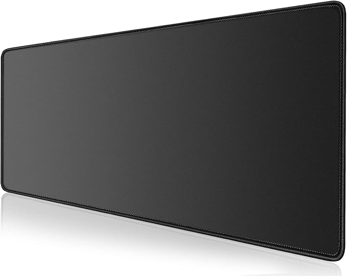 KTRIO Large Gaming Mouse Pad Desk Mat, Superior Micro-Weave Cloth for Precise Mouse Control, Non-Slip Rubber Base, Stitched Edges, Water-Resistant, for Gamer, Office & Home, 31.5" x 11.8" inches