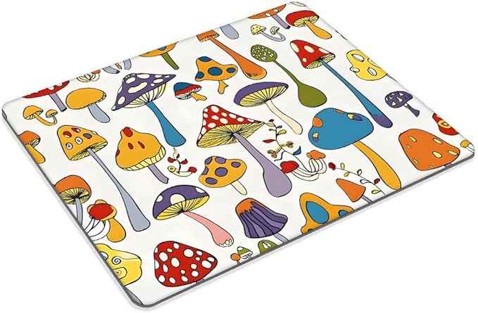 Mushroom Art Mouse pad Non-Slip Rubber Base Mouse Pads for Computers Laptop Office Desk Accessories Mouse pad