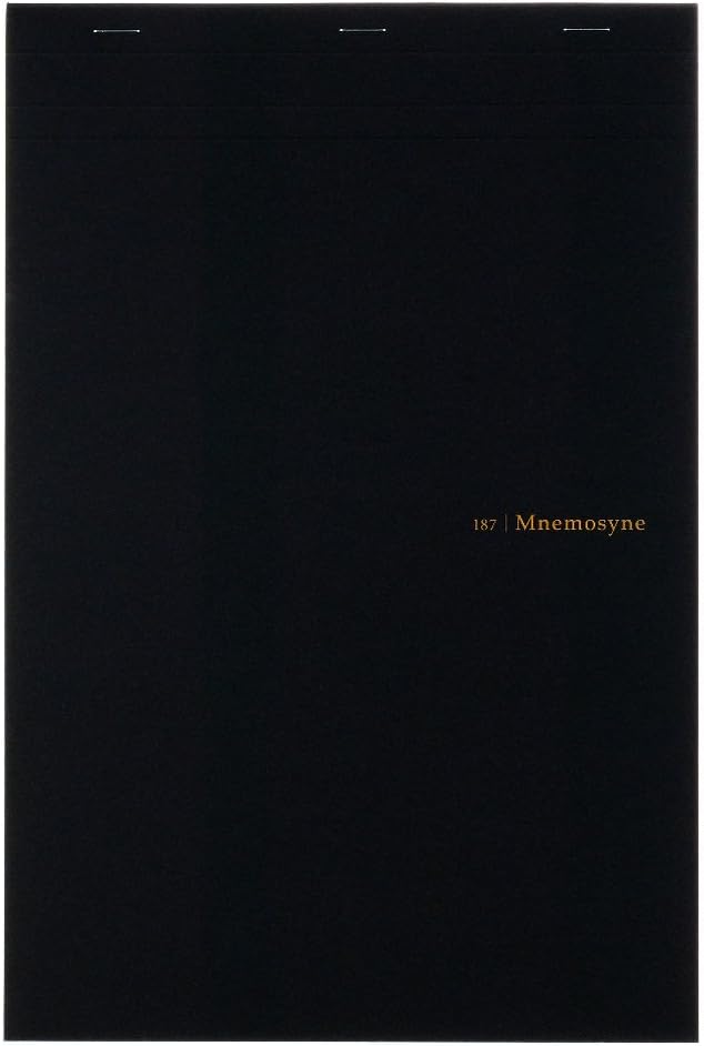 Maruman MNEMOSYNE Notepad 11.7 x 8.27 Inches (A4), 5mm-squared, 70 Sheets (N187A)