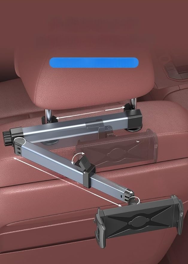 Tablet Computer Headrest Mount for Vehicles