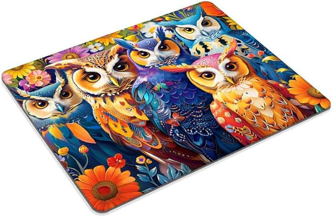 Owl Mouse pad Customized Mousepad Non-Slip Rubber Base Mouse Pads for Computers Laptop Office Desk Accessories Mouse pad