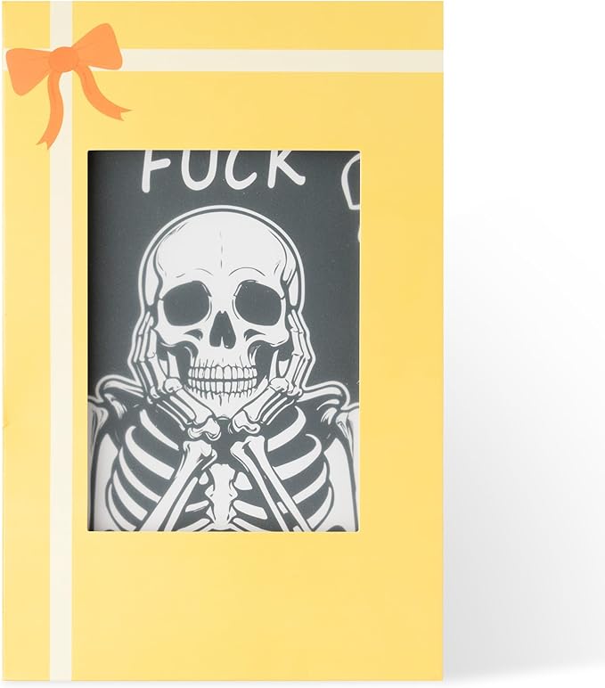 To Do List Pad - Spiral Bound Daily Tear Off Planner Notepad Undated with Checklist, 52 Sheets Vertical Design for Teachers, Office, Students, Appreciation Christmas Gifts (Grey Skull)