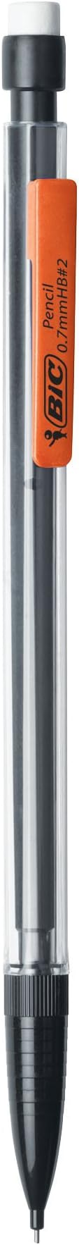 BIC Xtra-Precision Mechanical Pencils with Erasers, Fine Point (0.5mm), 5-Count Pack Mechanical Drafting Pencil Set