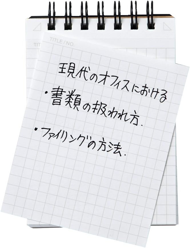 Maruman MNEMOSYNE Notebook 4.13 x 2.99 Inches (Modified A7), 5mm-squared, 70 Sheets (N184A)