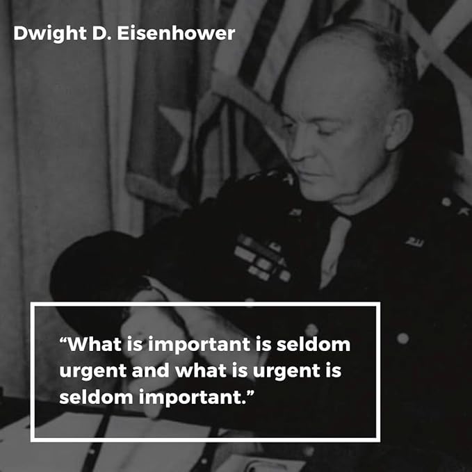 Large Eisenhower Matrix Sticky Notes, 50 pages, 8x6” by DAILY RITMO