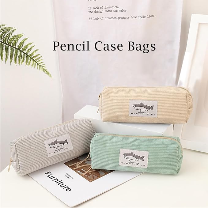 Pencil Case Pouch Pen Case Shark Office Stationery Storage Bag Makeup Cosmetic Bags