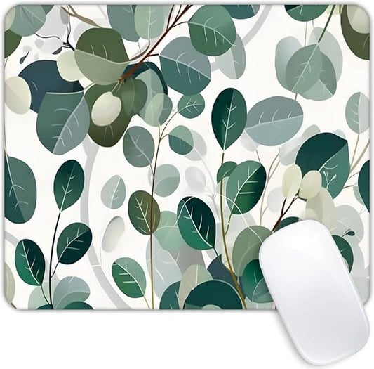 Eucalyptus Mouse pad Non-Slip Rubber Base Mouse Pads for Computers Laptop Office Desk Accessories Mouse pad