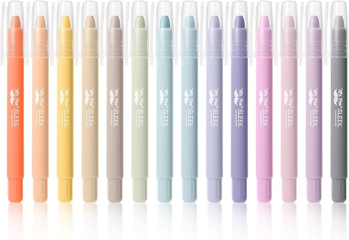 Mr. Pen- Gel Highlighters, 14 Pack, Ethereal Pastel Colors, Bible Highlighters for Bibles That Do Not Bleed