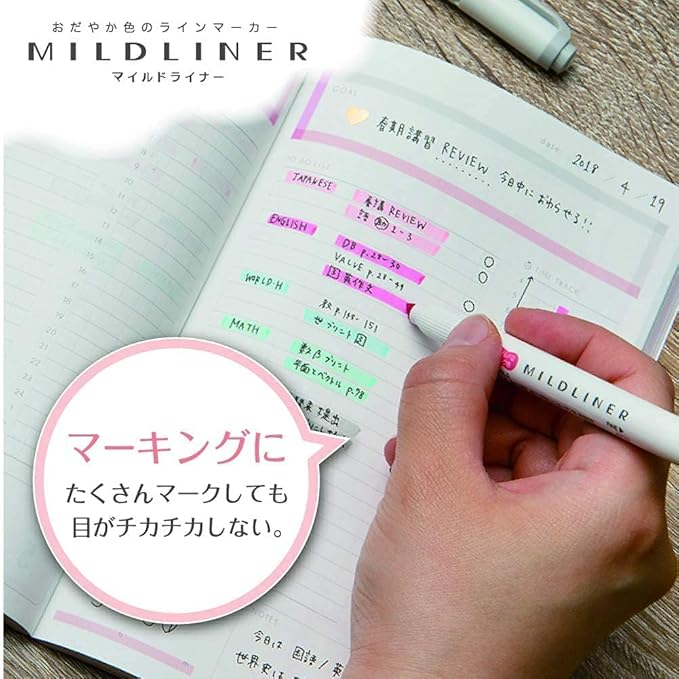 Zebra B-WKT7-MBE Highlighter, Mild Beige, 10 Count