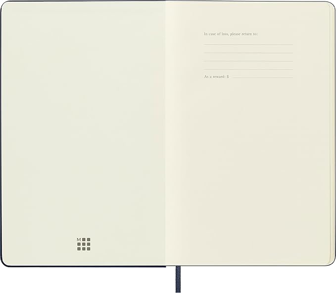 Moleskine Art Sketchbook, Hard Cover, Large (5" x 8.25") Plain/Blank, Sapphire Blue, 104 Pages