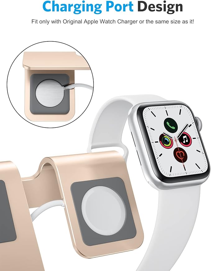 OMOTON CW01 Stand for Apple Watch 2 in 1 and T1 Aluminum Tablet Stand Adjustable for All Phone and Tablet