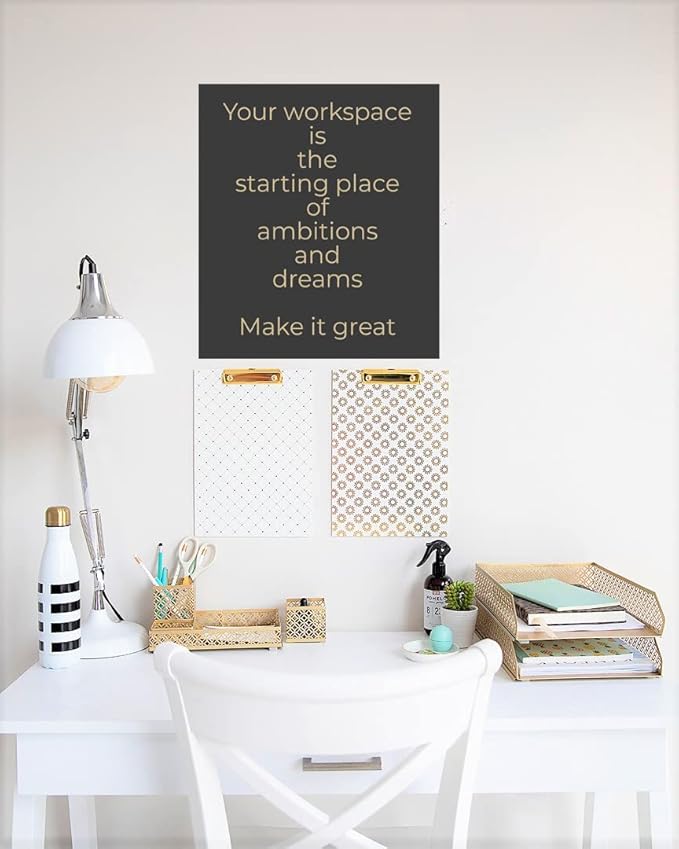 BLU MONACO | Aqua Desk Organizer Set for Women 6 Piece | Mail Sorter Organizer Countertop with Letter Sorter for Desk | Steel Desktop Organizer with Mesh Pen Holders