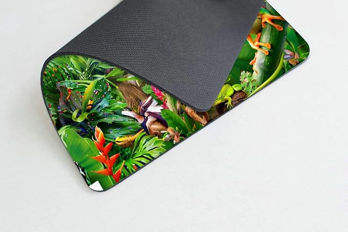 Snakes and Frogs Mouse pad Customized Mousepad Non-Slip Rubber Base Mouse Pads for Computers Laptop Office Desk Accessories Mouse pad