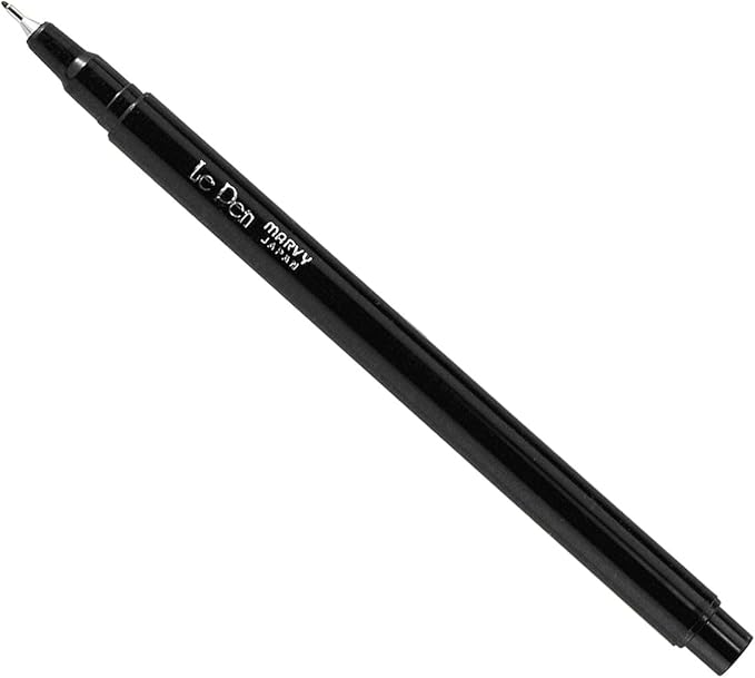 Uchida Of America 4300-4B 4-Piece 0.3 Point Size Le Pen Drawing Pen Set, Black