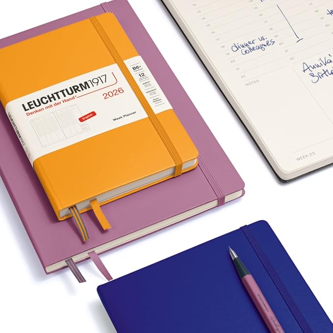 LEUCHTTURM1917 - Week Planner 2026, Hardcover, Medium (A5), Forest Green (Jan 1 - Dec 31, 2026)
