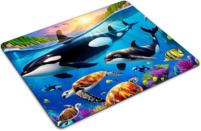 Sharks in The Underwater World Mouse pad Customized Mousepad Non-Slip Rubber Base Mouse Pads for Computers Laptop Office Desk Accessories Mouse pad